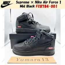 Size 13 - Nike Supreme x Air Force 1 Mid Box Logo - Triple Size 13 - Nike Supreme x Air Force 1 Mid Box Logo - Triple