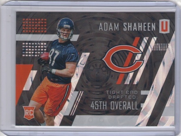 ADAM SHAHEEN 2017 Panini Unparalleled RC Rookie #215 Bears DOLPHINS