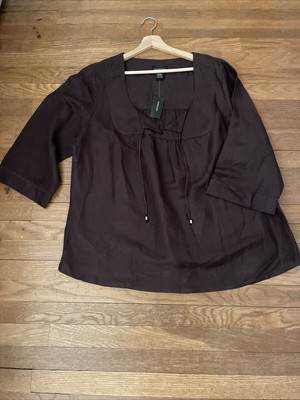 Brand New lane Bryant Top Size 22/24 55% Linen 45% Rayon 