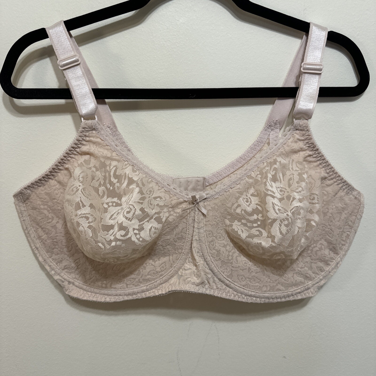 BALI 3432 Lace 'N Smooth Bra 42DD Seamless Cup Underwire EUC eBay