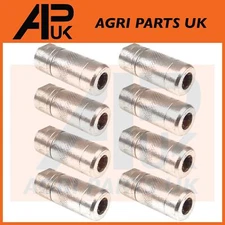 8x Heavy duty Grease Gun end 1/8 BSP Coupler nipple connector 4 Jaw Type GRN19