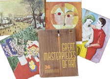 Vintage Great Masterpieces of Art 36 Reproductions of Famous Paintings Frameable