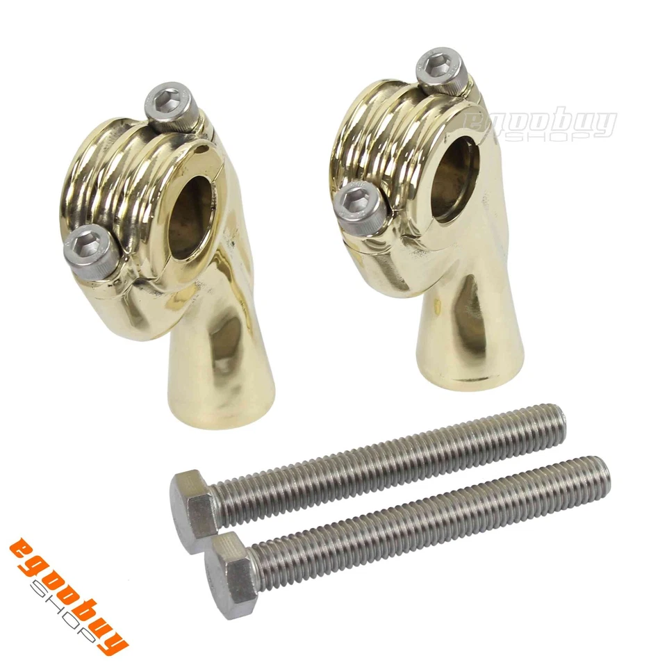 Elevador de manillar de motocicleta de 7/8" para Harley Dyna Café Racer Bobber Universal Foto 4 de 4