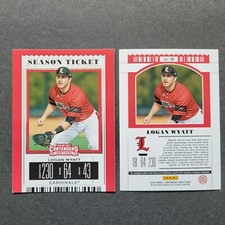 LOGAN WYATT Contenders 2019 Rookie Card #18 RED UNIFORM variation Season Ticket