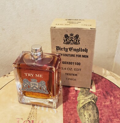 Juicy Couture DIRTY ENGLISH Men's Cologne Large New