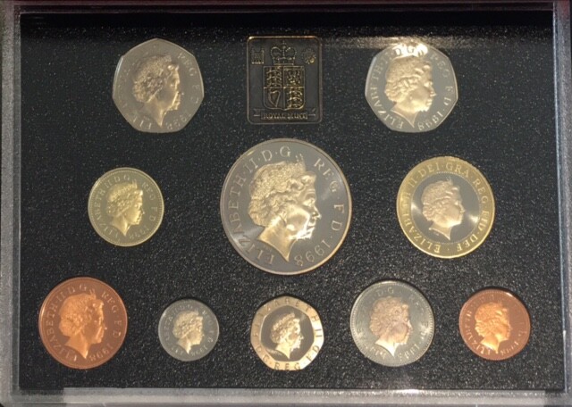 United Kingdom 1998 - Proof Coin Collection - 10 Coins In