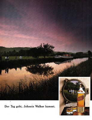 3w24151/ Alte Reklame aus 1990   Johnnie Walker Old Scotch Whisky