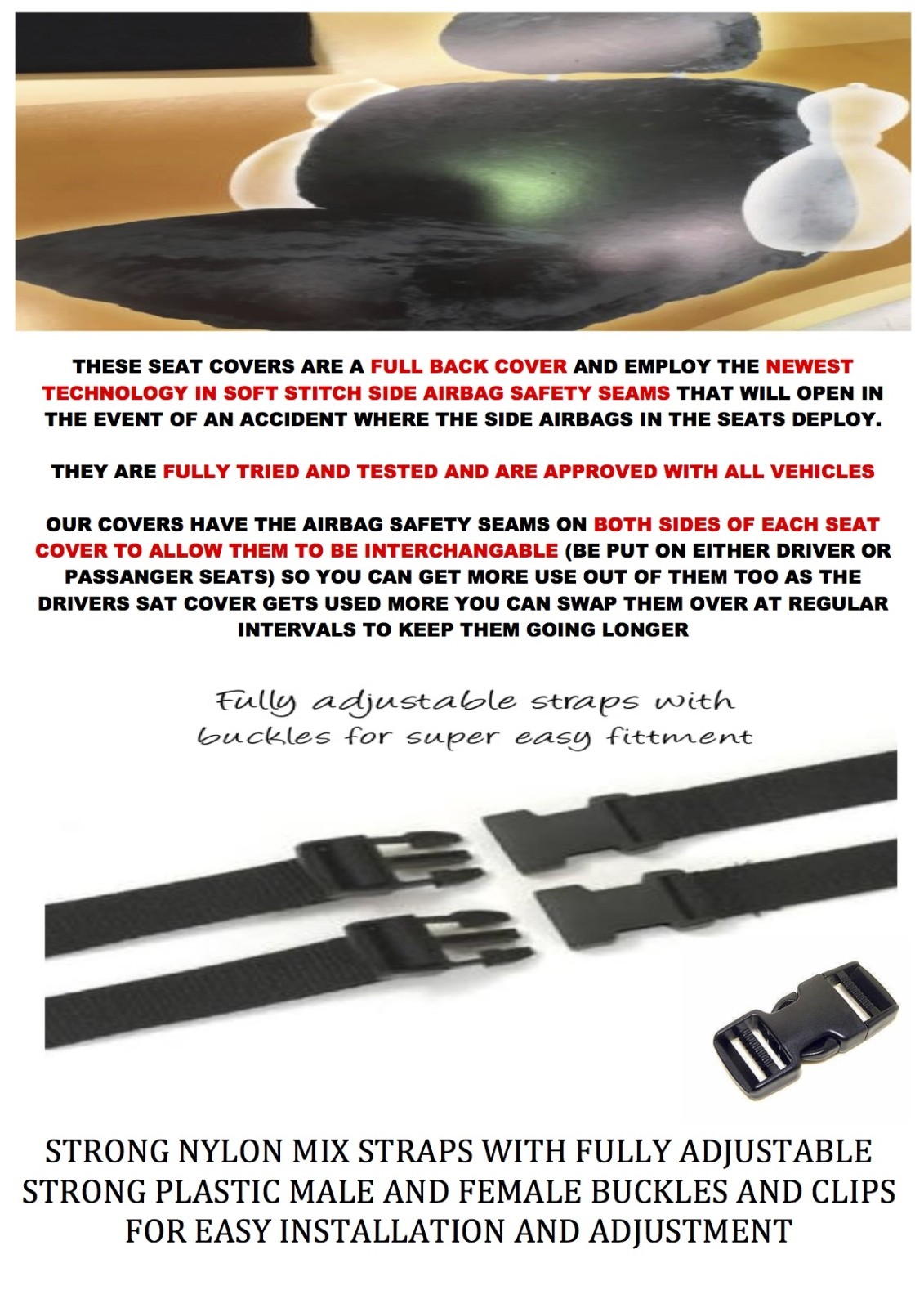 Isuzu MUX 20132024 Premium Sheepskin Car Seat Covers Pair Airbag Safe