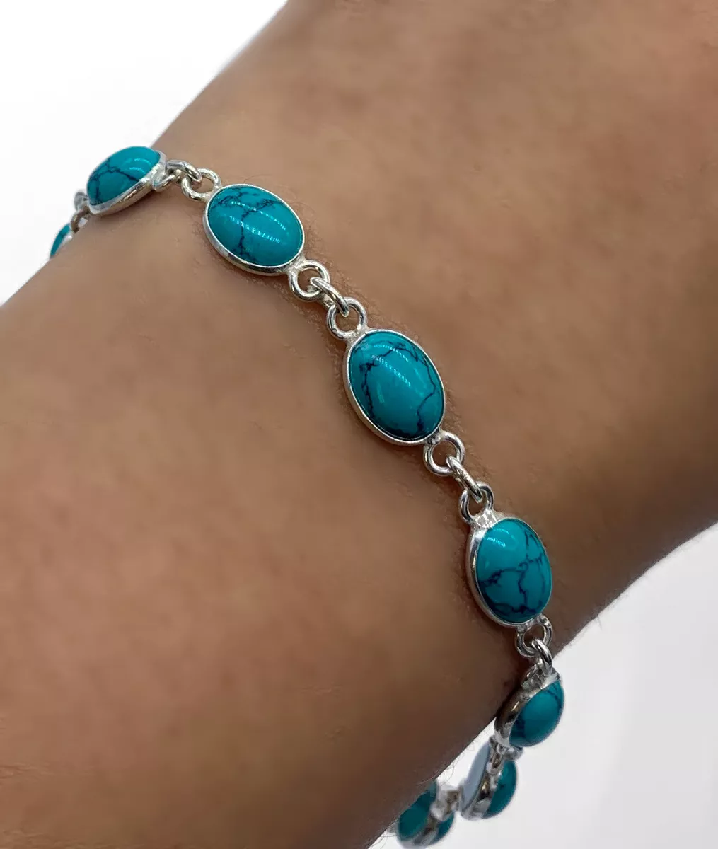 Elegant turquoise bracelet deals