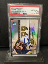 Dylan Lesko autograph signed 2023 Bowman Top 100 baseball card PSA SLAB Padres