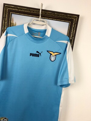 Lazio Home football shirt 2003 Soccer Puma Maglia Jersey Rare Mens