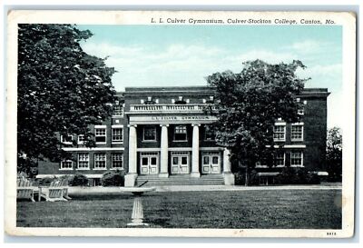 c1910s L.L. Culver Gymnasium Culver-Stockton College Canton Missouri MO Postcard