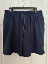 NIKE Mens Navy Blue Swim Trunks Size XXL Nike