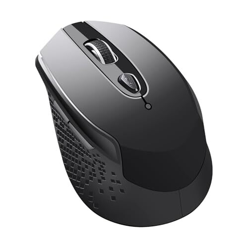 Ergonomic 2.4GHz Wireless Mouse with 1600 DPI Optical Precision Tracking for PCs-image
