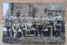 Altes Gruppen Foto Maschinengewehr MG Abteilung 1917