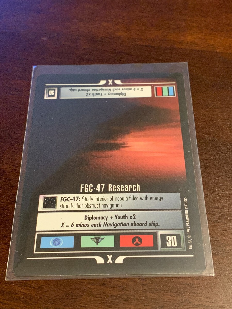 Star Trek CCG Alternate Universe FGC-47 Research | eBay