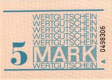 MDI-30 DDR Gef&auml;ngnisgeld 5 Mark (1) (1982-1990)