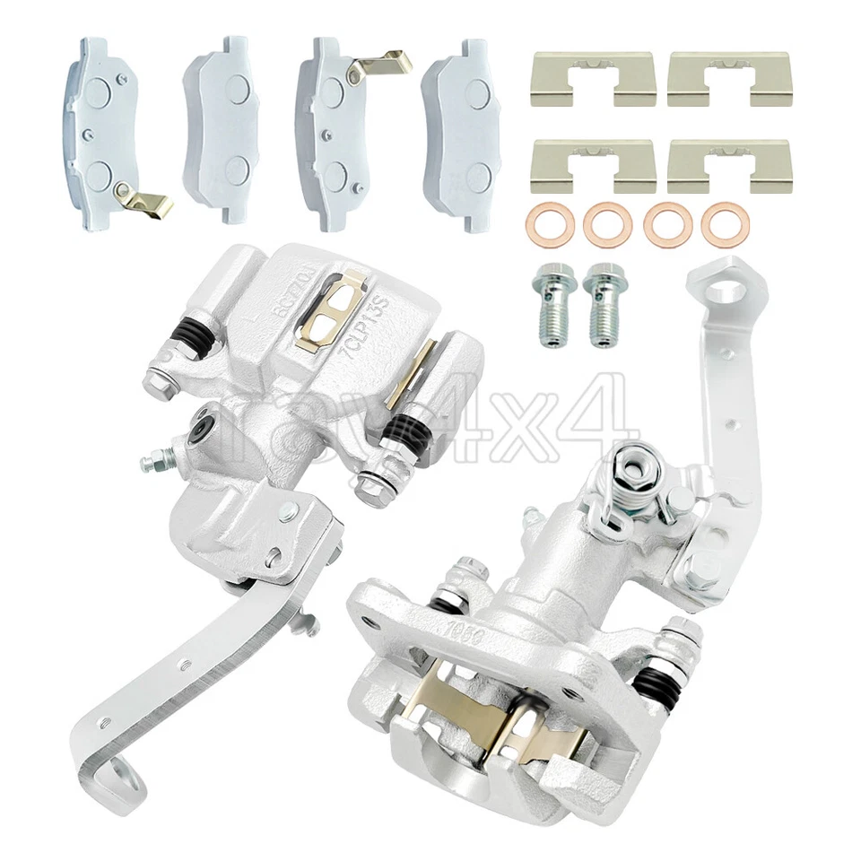 Rear LH &RH Brake Calipers w/Ceramic Pads for Honda Big Red 700 MUV700 2009-2013 - Image 4 of 4