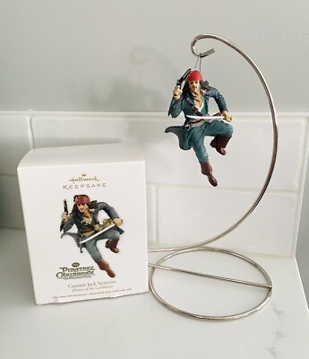 Hallmark Keepsake 2011 Ornament Pirates of the Caribbean Tides Capt Jack Sparrow