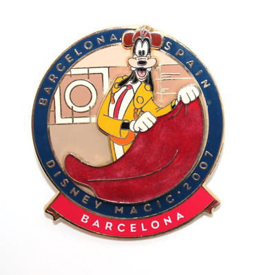 Disney Pin Goofy Mediterranean Cruise 2007 Barcelona, Spain 3D