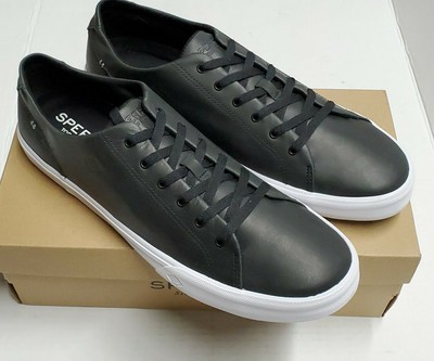 leather top sider shoes