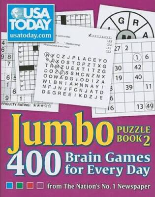 USA TODAY Jumbo Puzzle Book 2: 400 Brain Games for Every Day (USA To - VERY GOOD