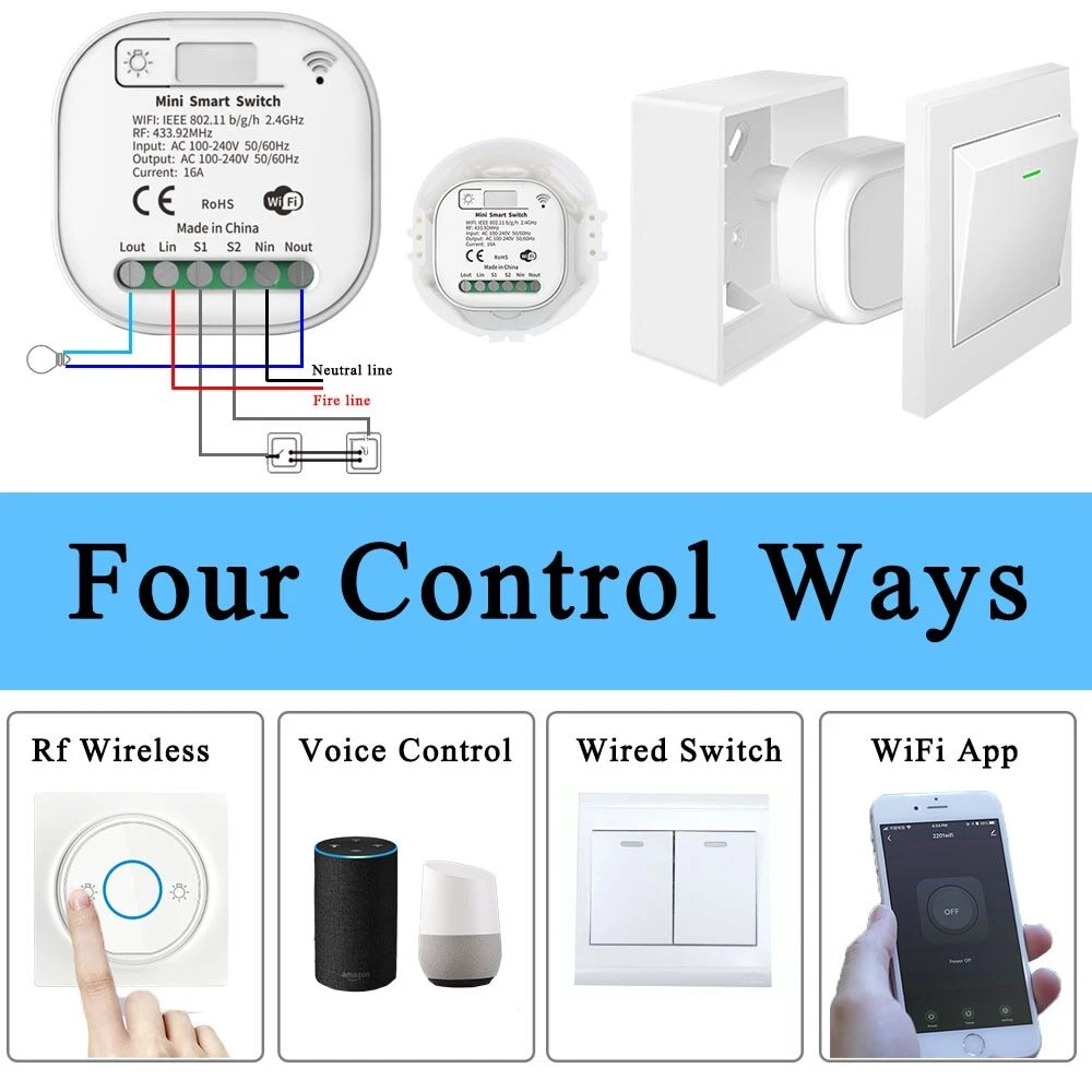 Smart light switch wireless deals