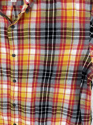Vintage 90s Plaid Tartan St John's Bay Legacy Flannel Mens XL