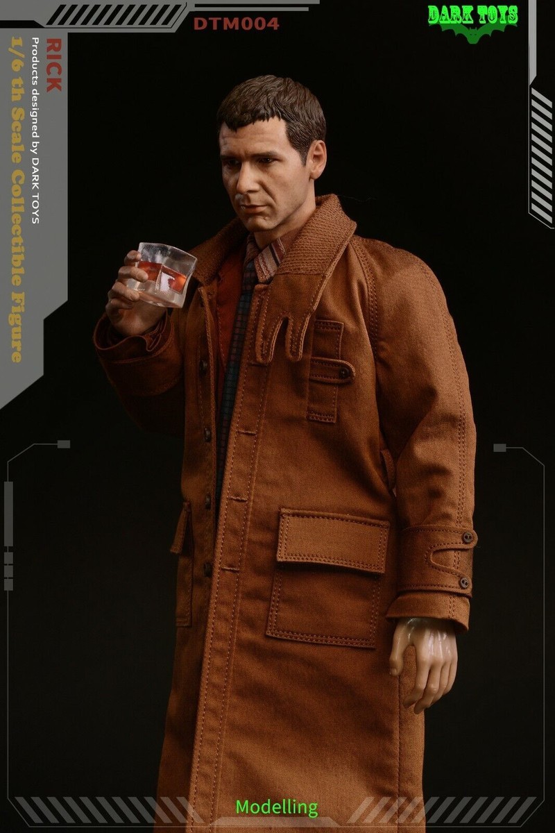 New DARK TOYS DTM004 1/6 Blade Runner Rick Deckard Harrison Male