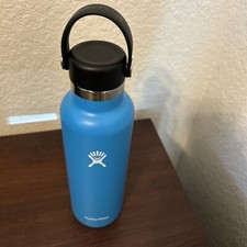 Hydro Flask 21oz Standard Mouth Water Bottle Insulated w/ Flex Lid Pacific Blue