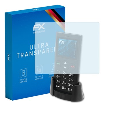 atFoliX 3x Displayschutzfolie für tiptel Ergophone 6260 Schutzfolie klar Folie