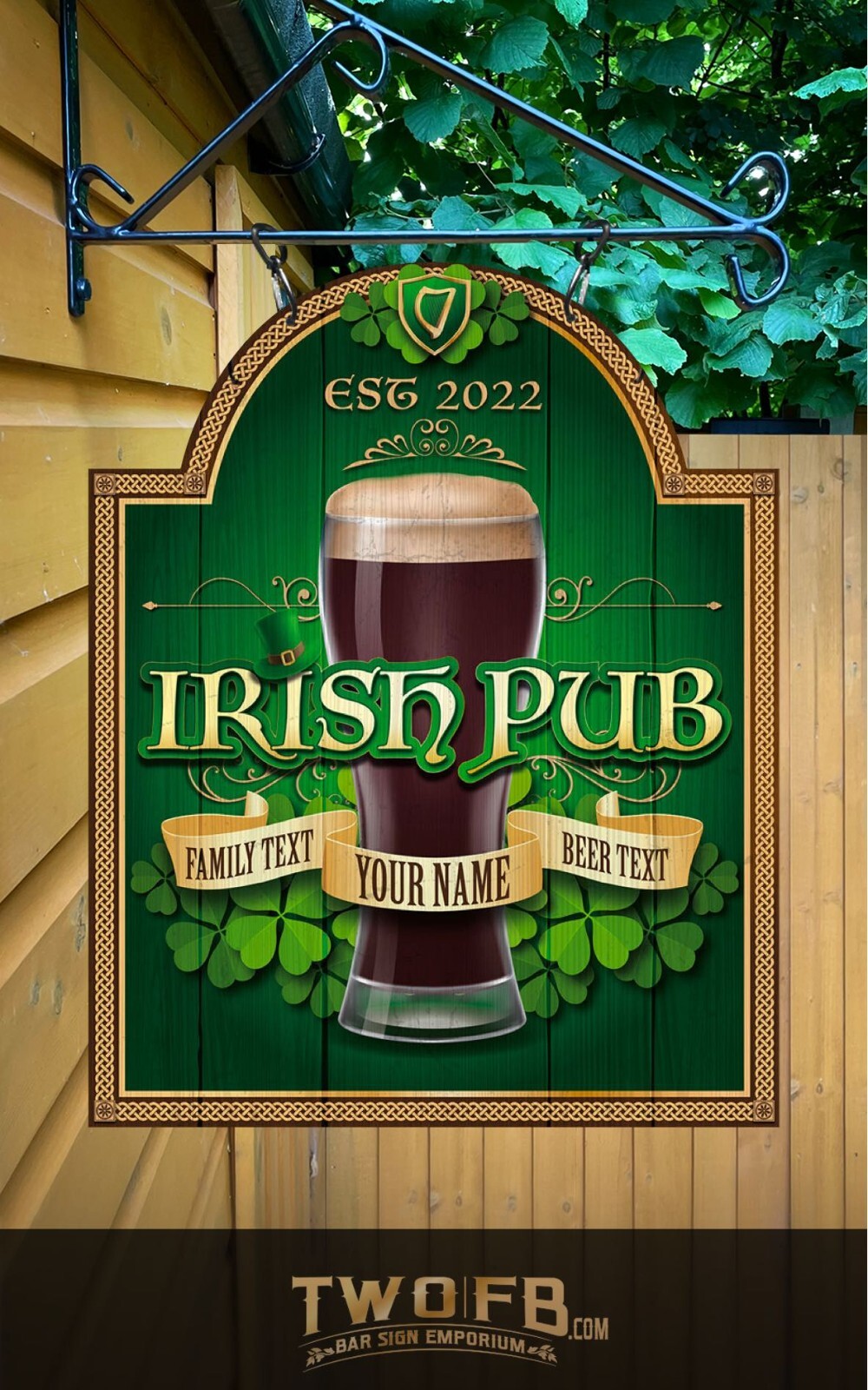 Irish Pub personalised pub sign for home bars, pubs, and man caves eBay