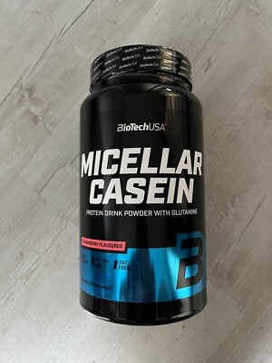 micellar casein protein fraise 908gr BIOTECHUSA