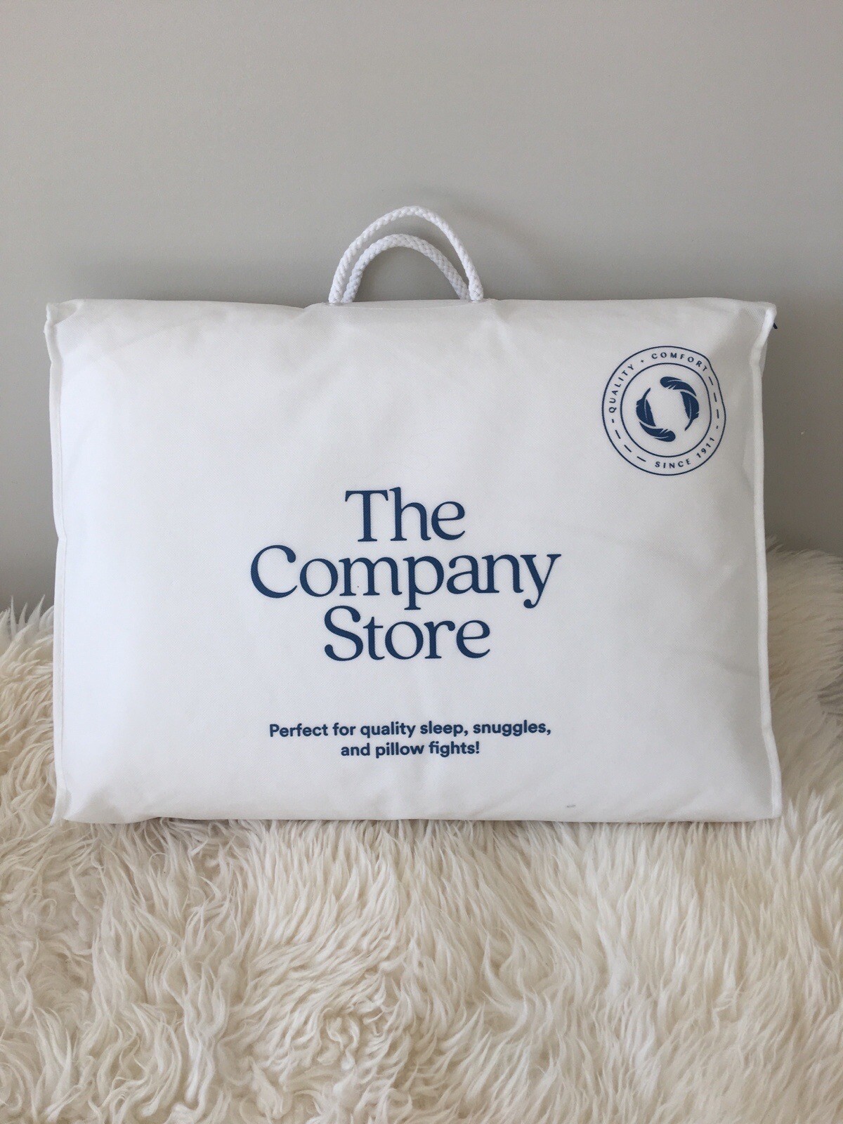 THE COMPANY STORE CE BETTER DOWN FEATHER FIRM DENSITY STANDARD PILLOW 20x26 in