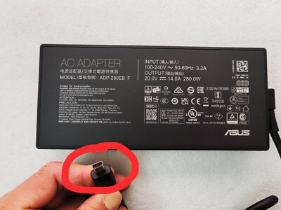 ASUS - kバタフライ様 For ASUS ROG Zephyrus Duo(2026) GX651AL ADP-280EB F Rectangle 280W