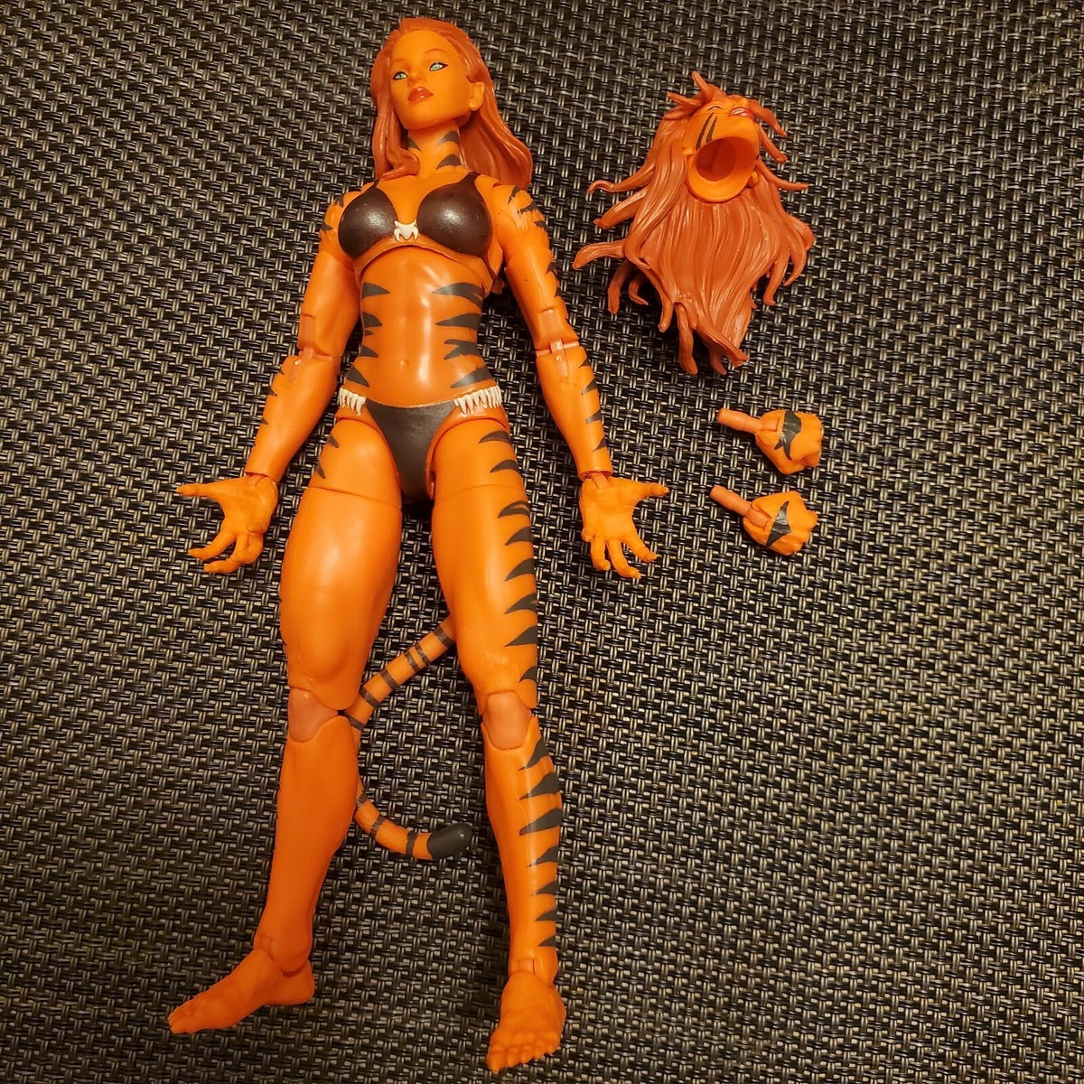 Marvel Legends Tigra (Retro Card) Loose Complete Action Figure | eBay