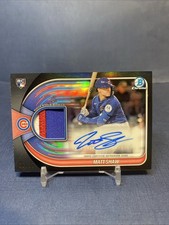 2025 Bowman Chrome- Matt Shaw 💎 Rookie Patch Black Auto /10 💎 3 Color Patch 🔥