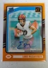 2024 Panini Clearly Donruss Luke McCaffrey Rated Rookie Auto Orange /249