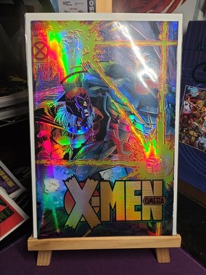 X-MEN OMEGA 1 GOLD EDITION  WRAPAROUND COVER JOHN RAMITA JR & KLAUS JANSON 1995.
