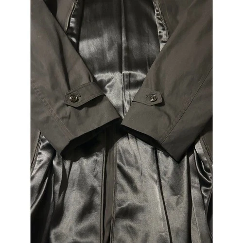 VTG 1993 Military Men’s DSCP All Weather Trench Coat Black 46XL W LINER Complete image 8
