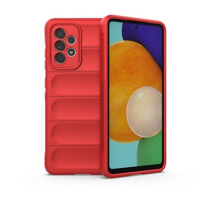 Samsung Galaxy A52 5G Magic Shield TPU Flanel Phone Case Rot
