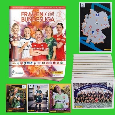 Panini Frauen Bundesliga 2026/2027 Komplett: alle 428 Sticker + Softcoveralbum