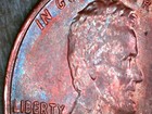 1978-P Toned Lincoln Memorial Cent Penny with Rainbow Toning — photo 1