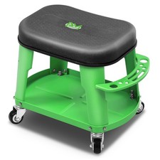 16.14x 10.62x 13.78in 300lbs Capacity Mechanics Roller Seats Green Tool Seat 16.14x 10.62x 13.78in 300lbs Capacity Mechanics Roller Seats Green Tool Seat