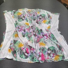 Miken Swim Cover-Up Floral Print Size XL
