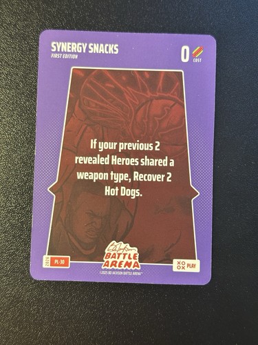 2026 Bo Jackson Battle Arena Synergy Snacks #PL-30 SP Play