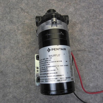Pentair Shurflo # 8000-256-259 Diaphragm Pump with Bypass - 24 VDC motor
