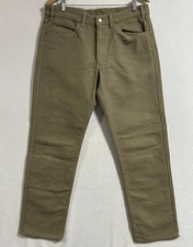 RM Williams Pants Mens Brown TJ87 Ramco Moleskin Chino Straight Size 36x31