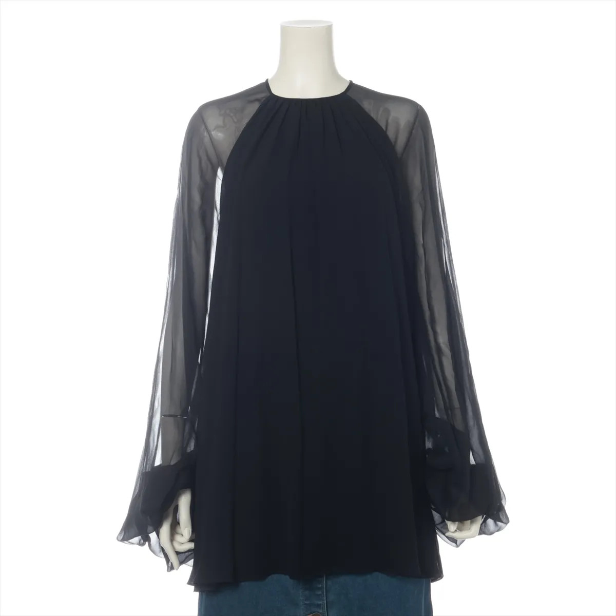 Camicetta Saint Laurent 18 anni seta 36 donna nera 544485