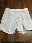 Columbia PFG Damenshorts Größe 8 grau 6 Zoll Schrittlänge